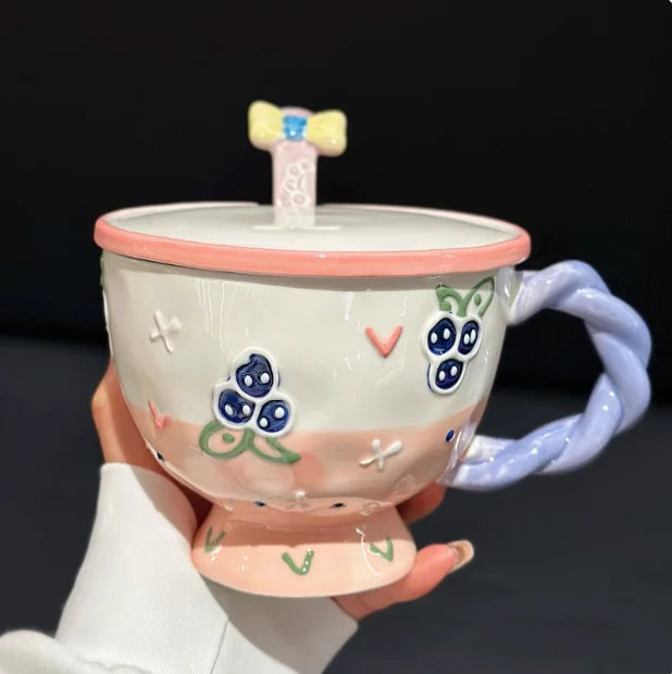 [Anime-Becher] – Keramik/Karton Design – 400ml Volumen