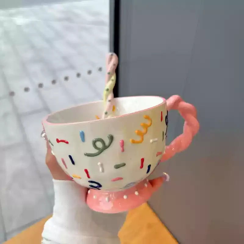 [Anime-Becher] – Keramik/Karton Design – 400ml Volumen