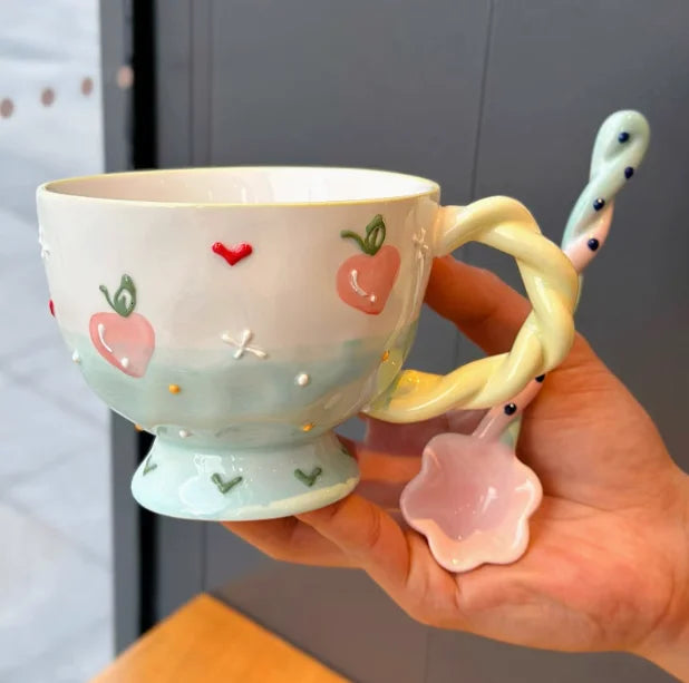 [Anime-Becher] – Keramik/Karton Design – 400ml Volumen