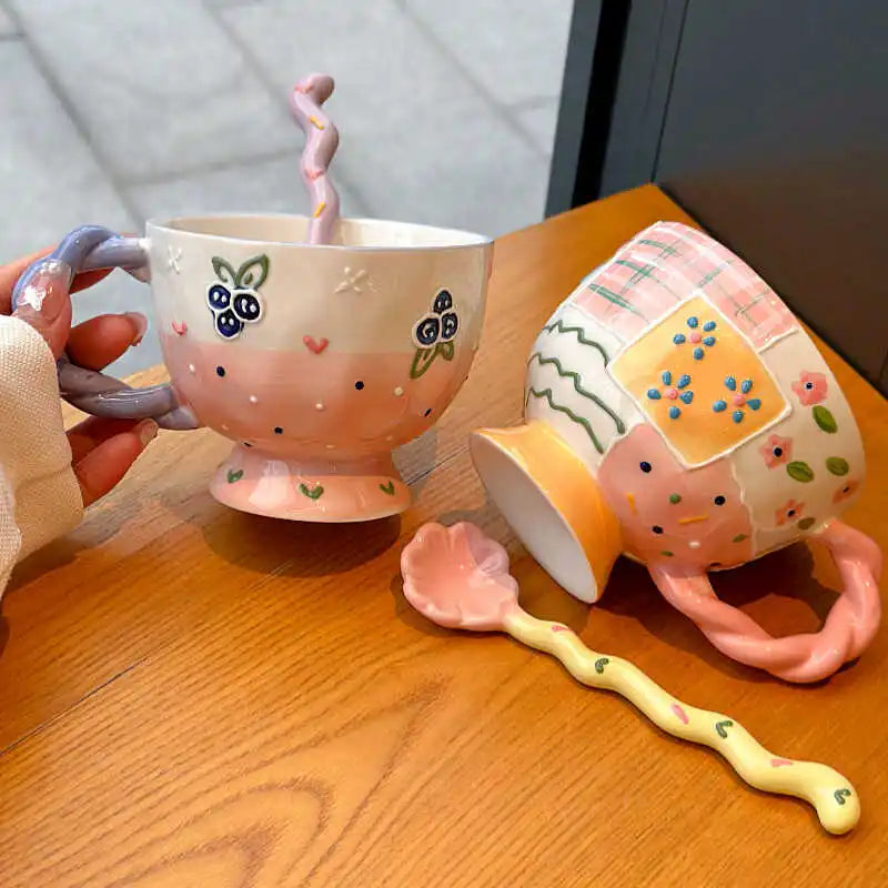 [Anime-Becher] – Keramik/Karton Design – 400ml Volumen