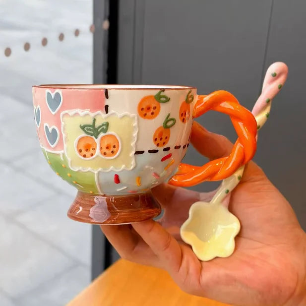 [Anime-Becher] – Keramik/Karton Design – 400ml Volumen