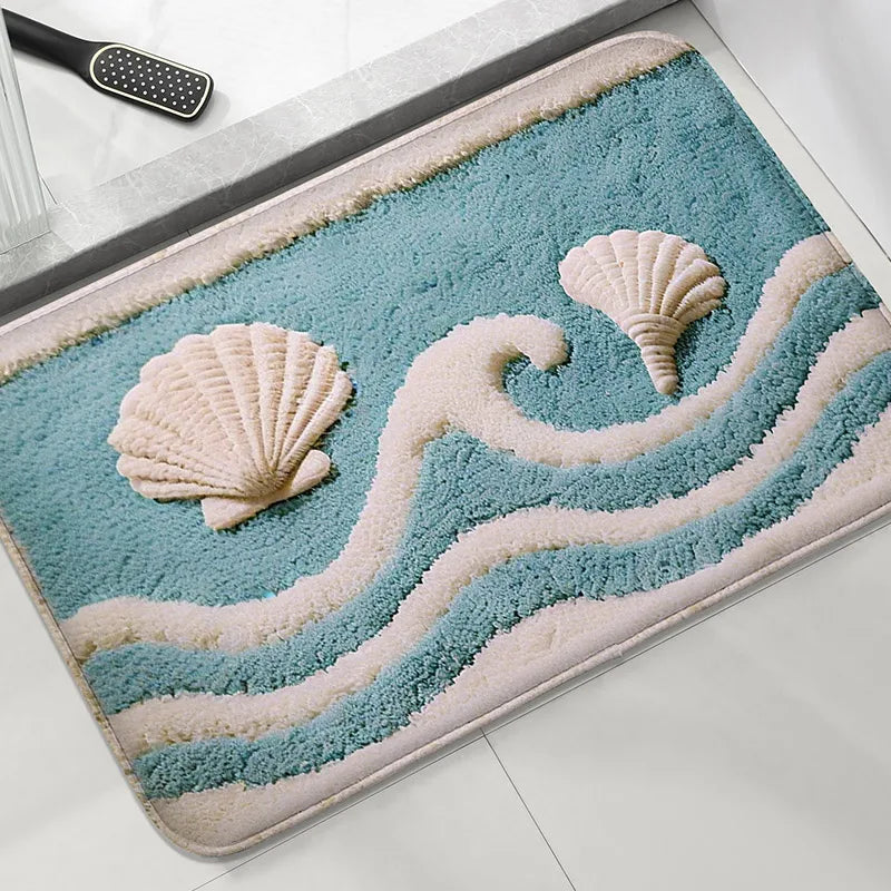 Anti-Rutsch Delfin Badematte – Modernes Gummidesign 40x60cm