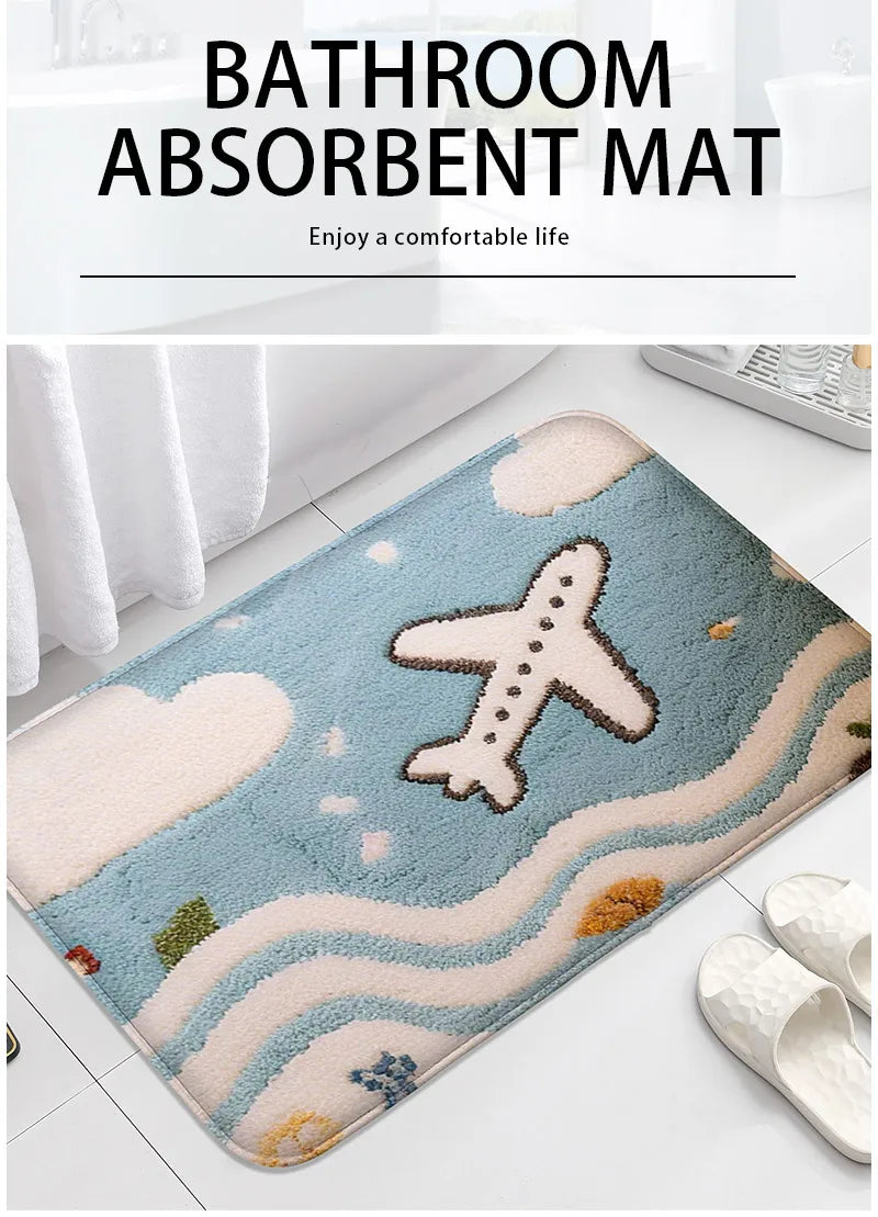 Anti-Rutsch Delfin Badematte – Modernes Gummidesign 40x60cm