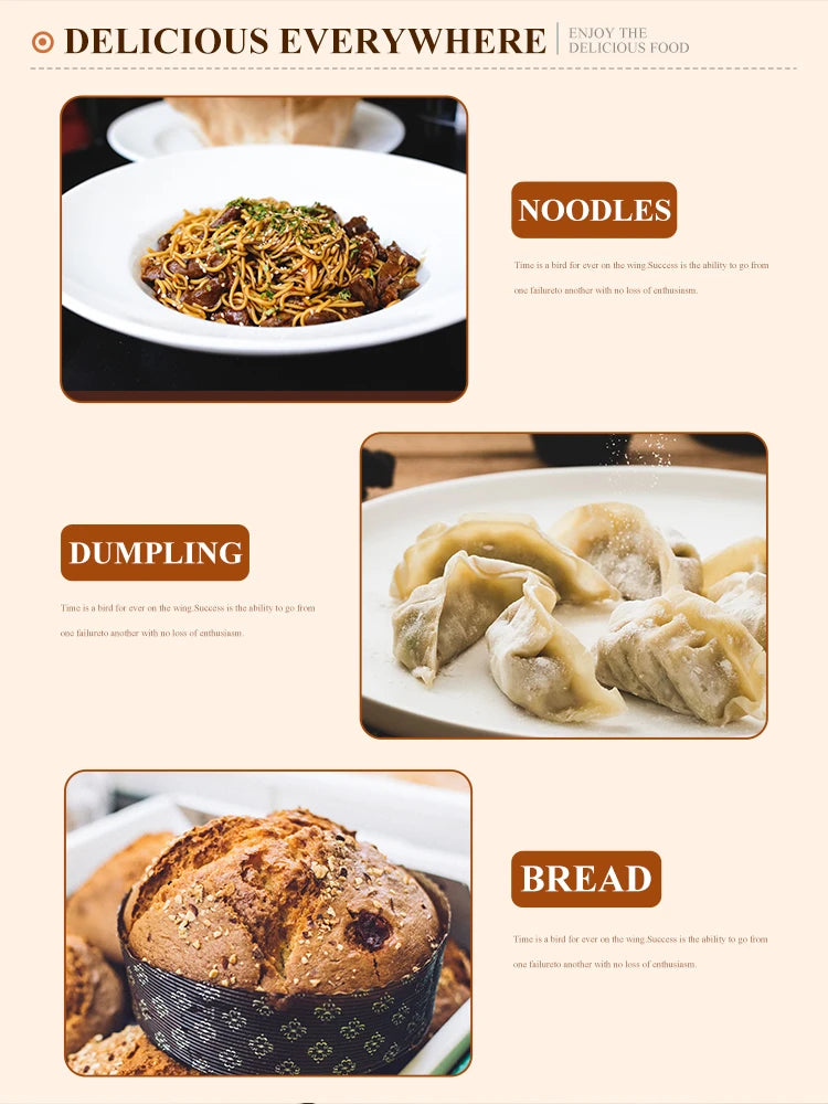 Antihaft-Teigroller – Edelstahl Matt – Einsatz am Tisch