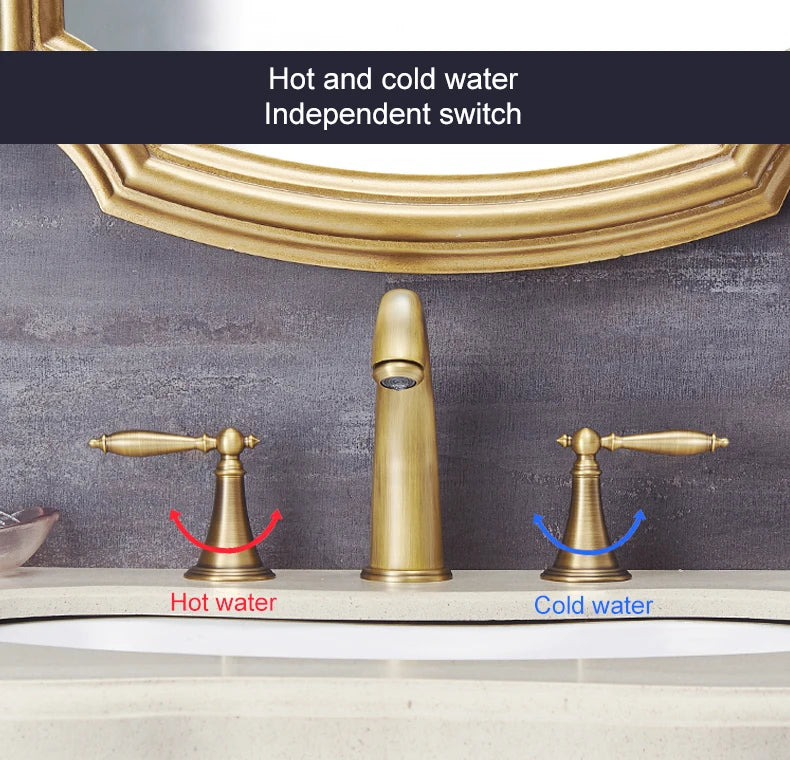 Antik-Bronze-Armatur – Klassisches Messingdesign