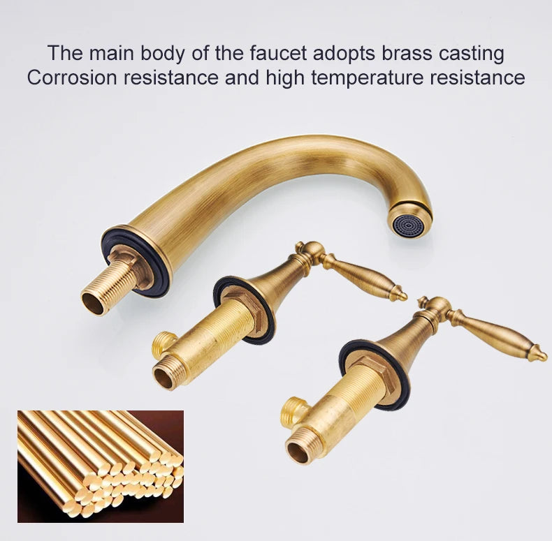 Antik-Bronze-Armatur – Klassisches Messingdesign