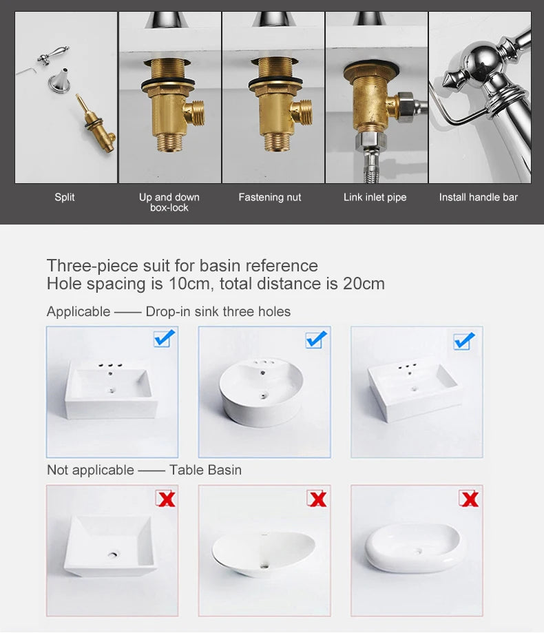 Antik-Bronze-Armatur – Klassisches Messingdesign