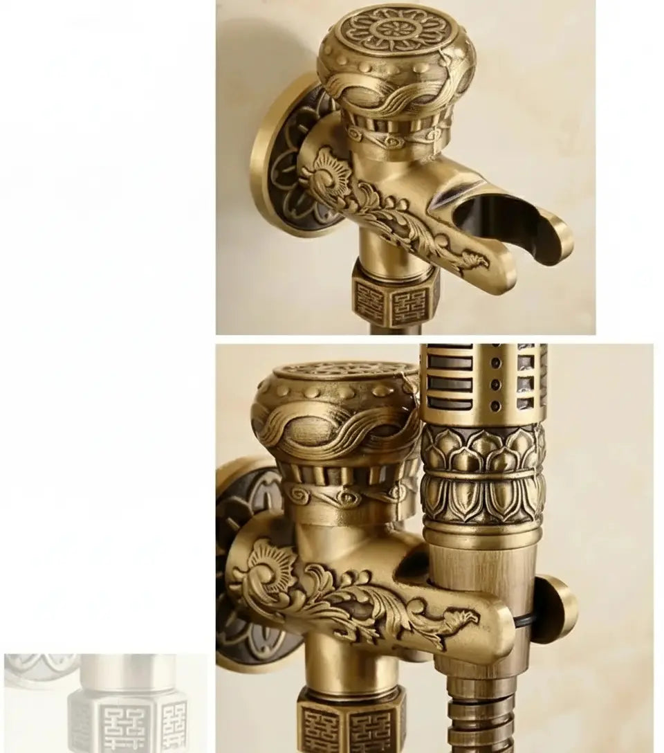 Antik Messing Bidet – Wandmontage