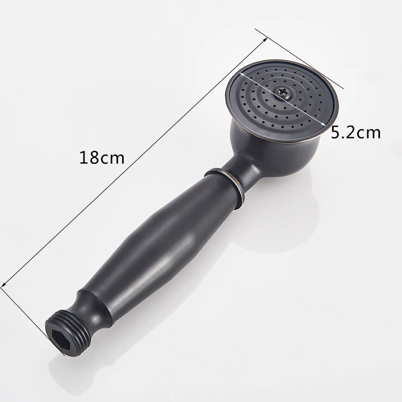 Antiker Bronze Duschkopf – Messing – Wassersparend