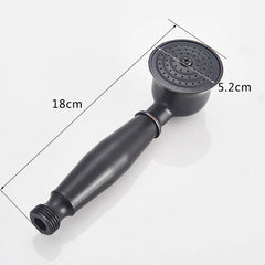 Antiker Bronze Duschkopf – Messing – Wassersparend