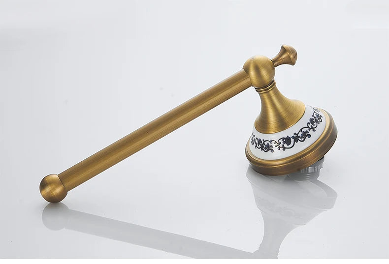 Antiker Messing Toilettenhalter – Kupfer Wandmontage