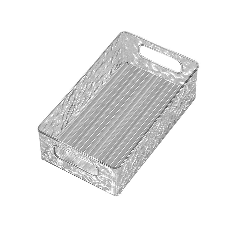 Aufbewahrungsbox – PET Gletscher-Design – Stapelbar, 25.5×15.3×7.3cm