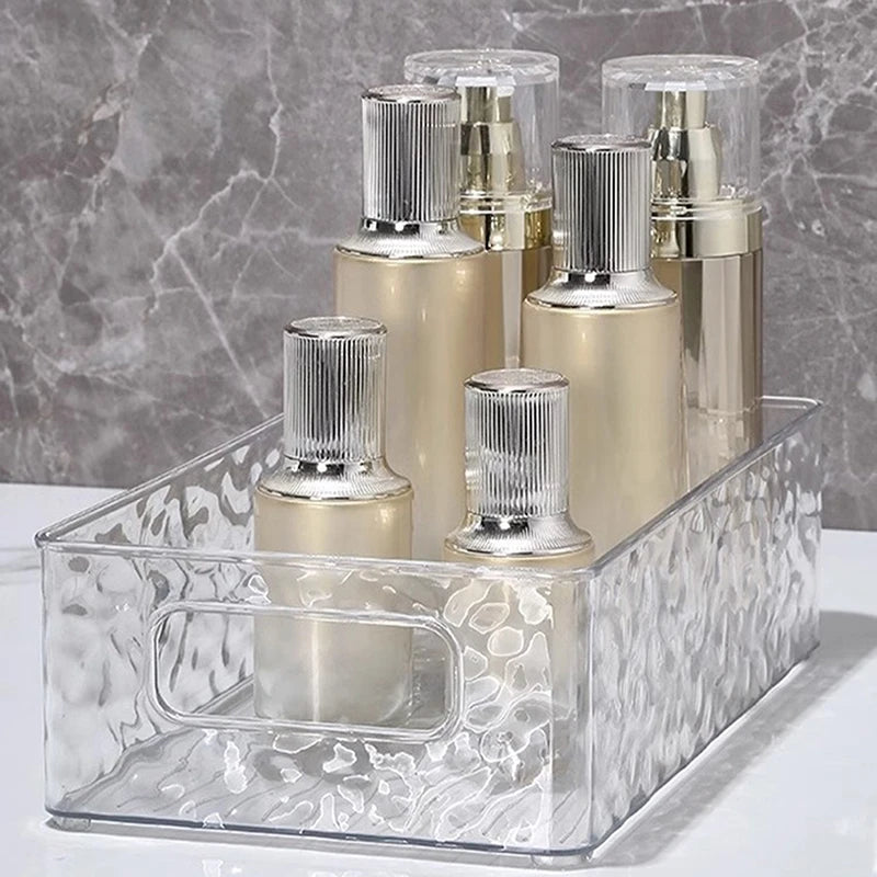 Aufbewahrungsbox – PET Gletscher-Design – Stapelbar, 25.5×15.3×7.3cm