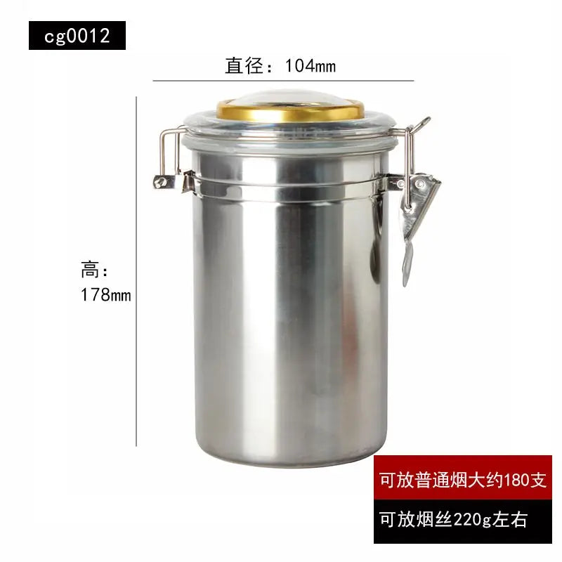 Aufbewahrungsglas – Edelstahl – Grosse Kapazität