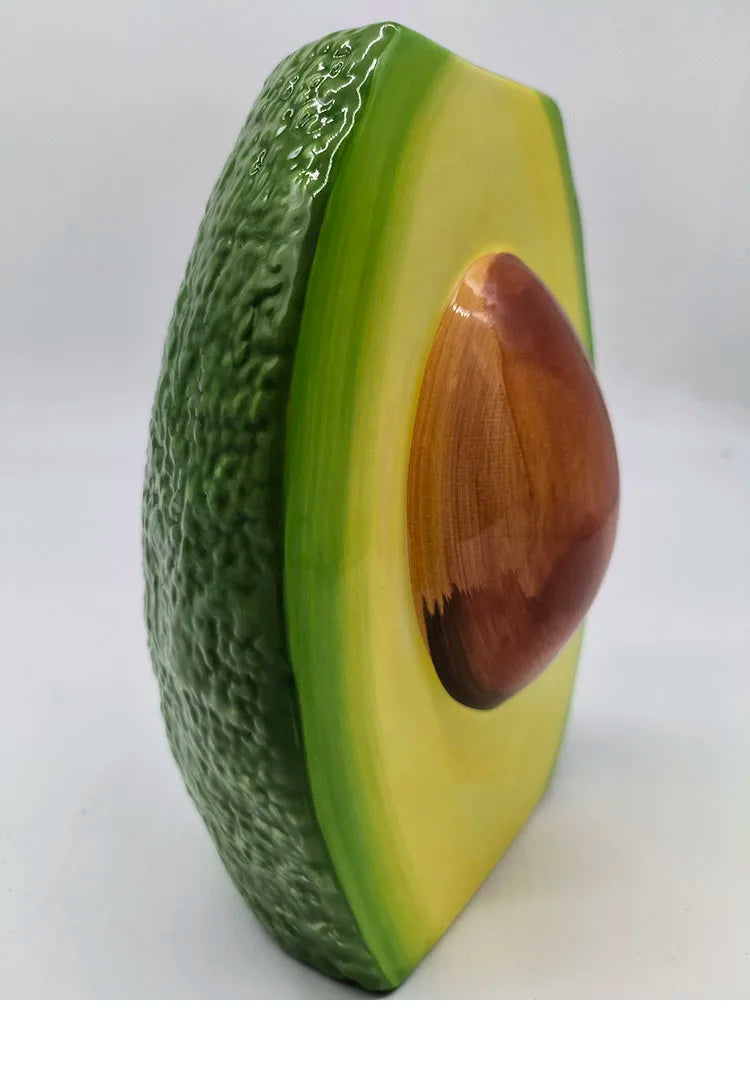 Avocado Vase – Modernes Keramikdesign – Tischdeko