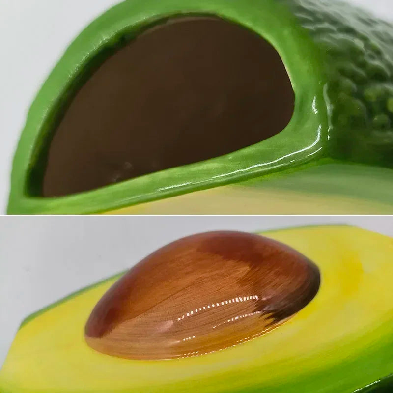 Avocado Vase – Modernes Keramikdesign – Tischdeko