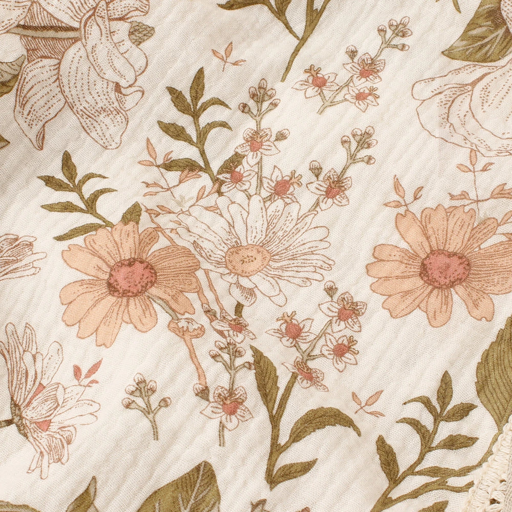 Babybaumwoll-Wickeltuch – Tiermotiv, Bio, 100x120cm