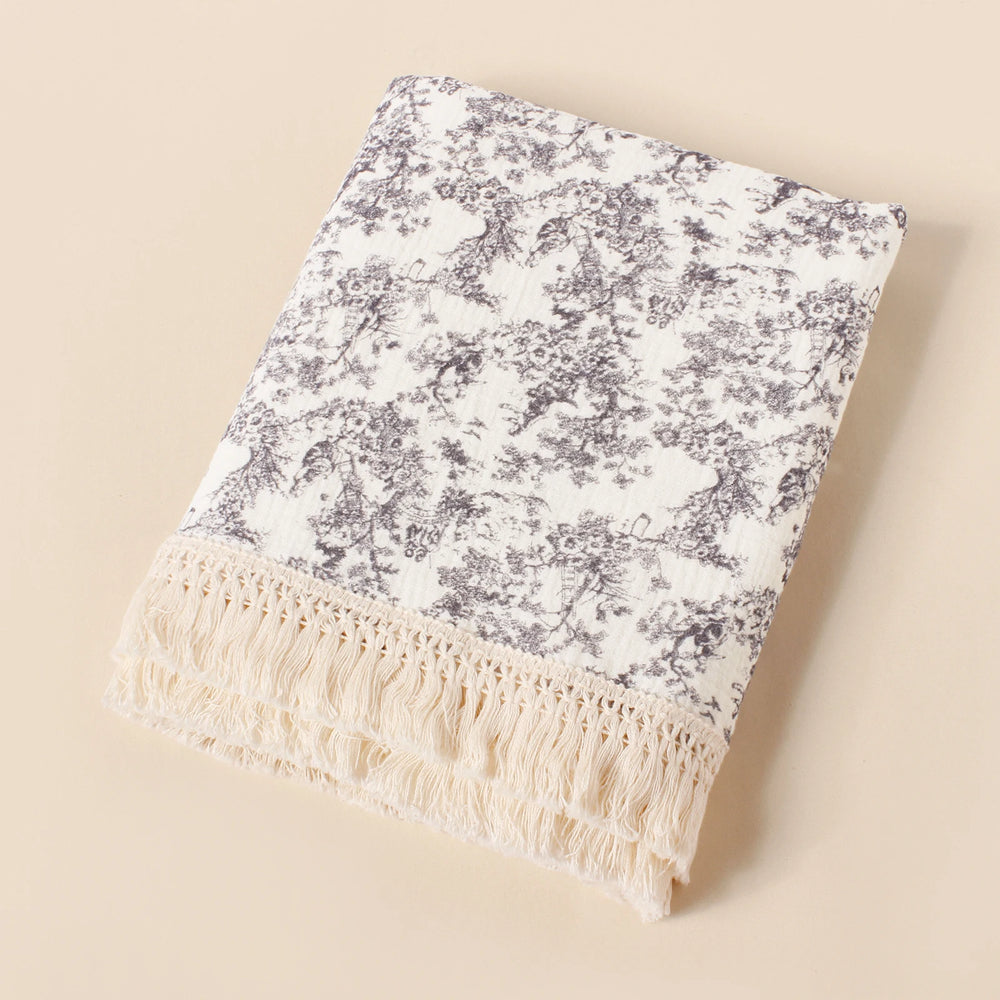 Babybaumwoll-Wickeltuch – Tiermotiv, Bio, 100x120cm