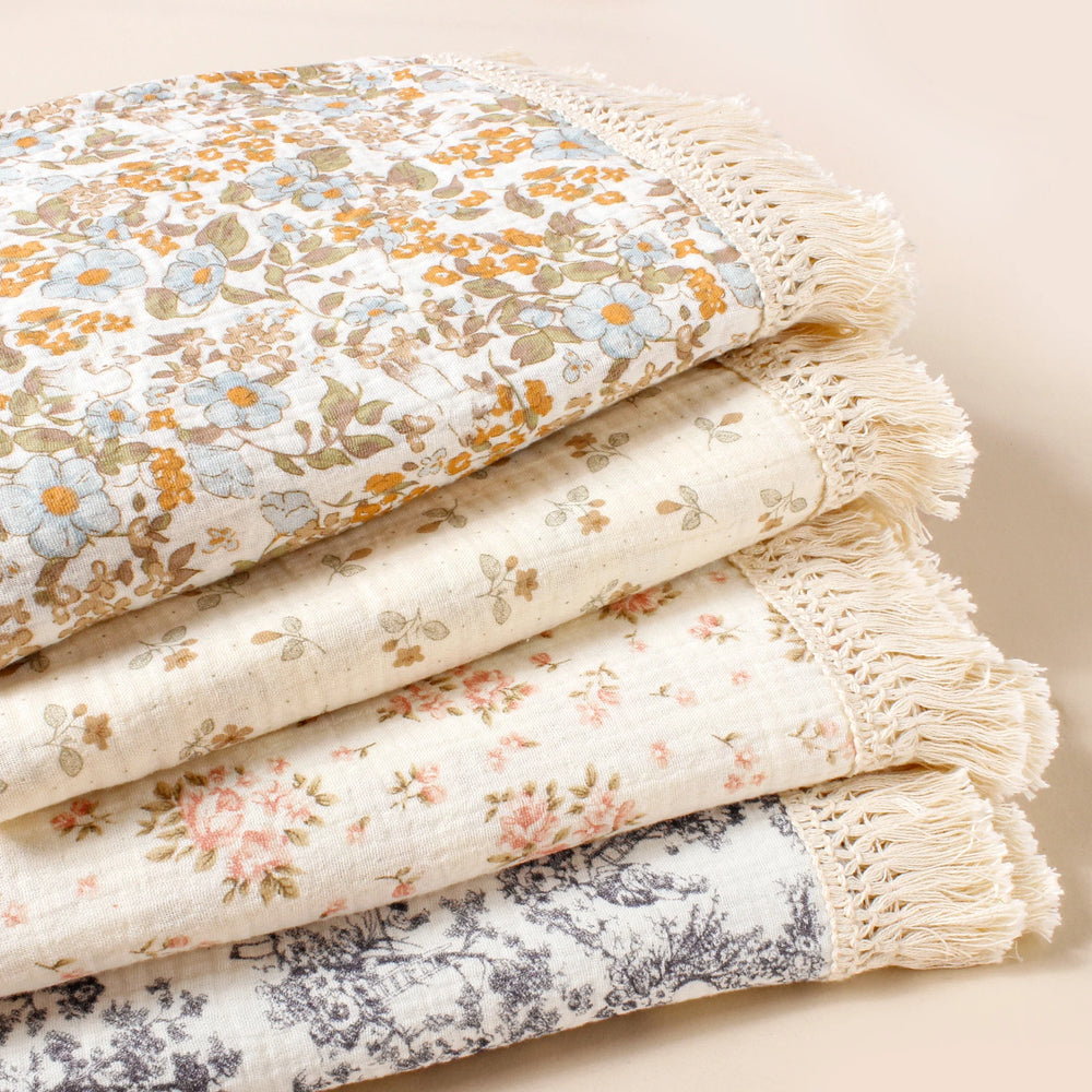 Babybaumwoll-Wickeltuch – Tiermotiv, Bio, 100x120cm