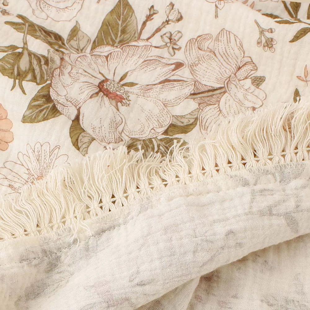 Babybaumwoll-Wickeltuch – Tiermotiv, Bio, 100x120cm