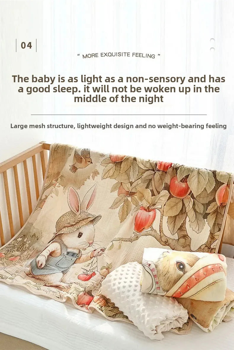 Babydecke – Baumwollgaze – Unisex 110 * 100cm