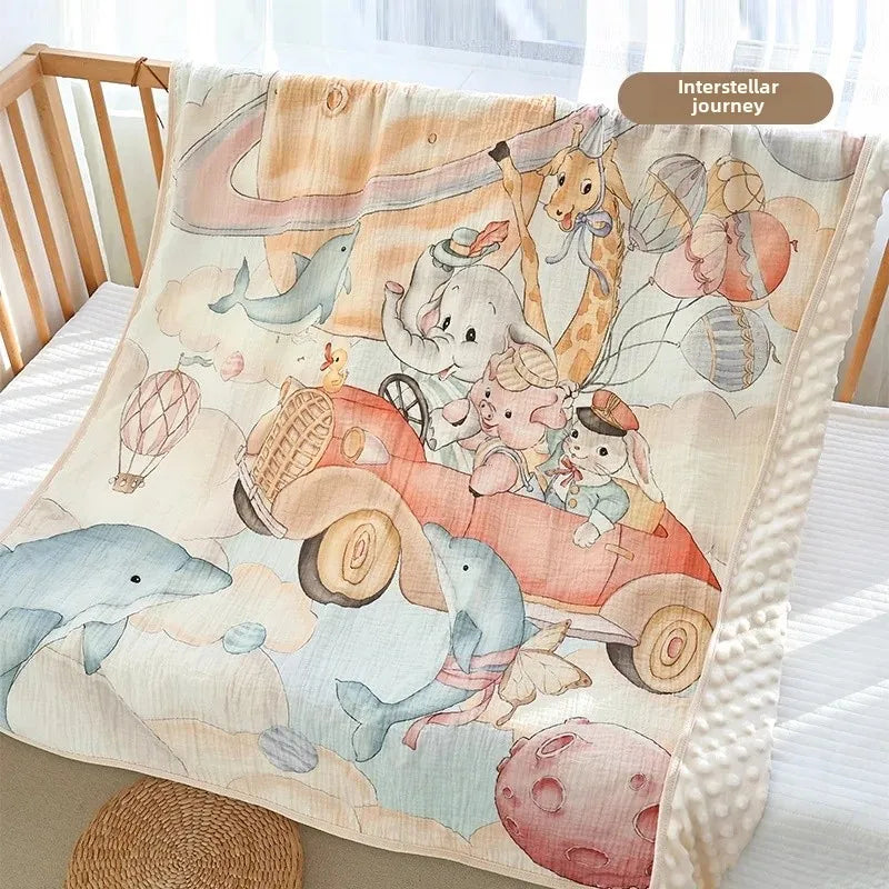 Babydecke – Baumwollgaze – Unisex 110 * 100cm