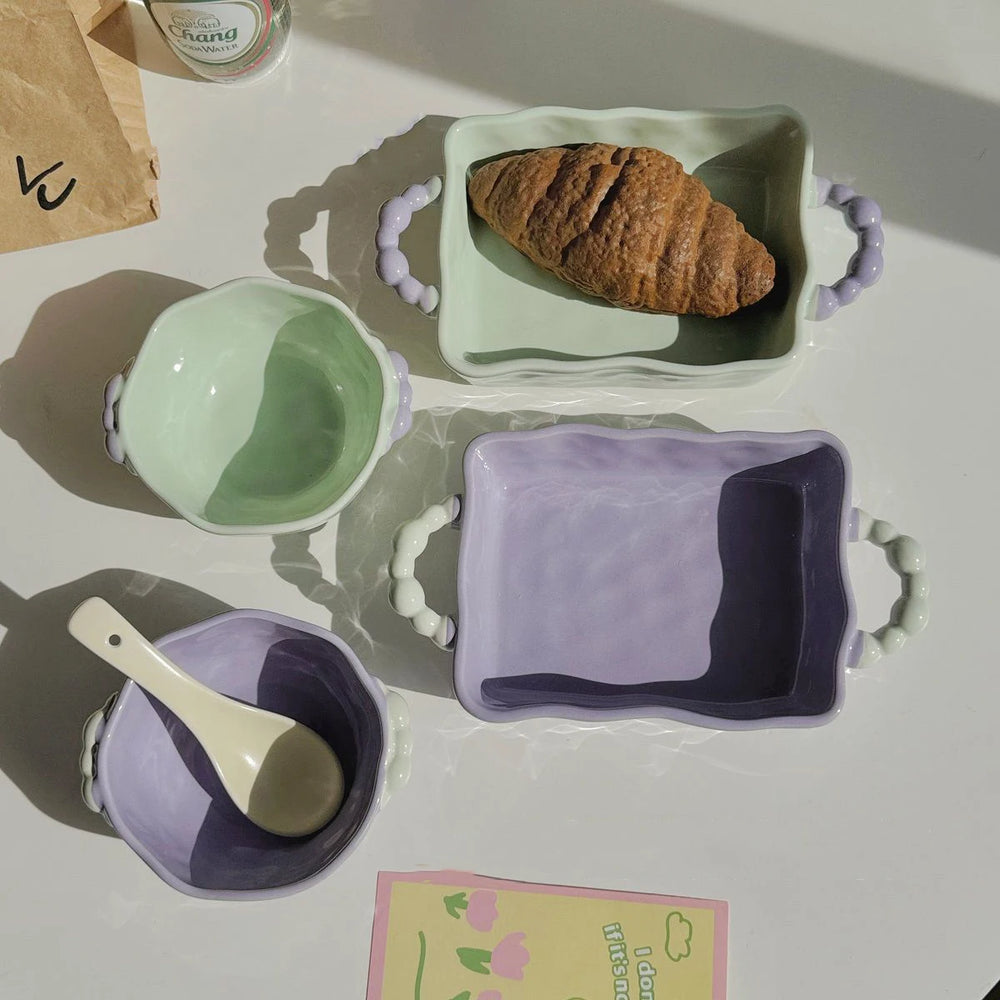 Backblech – Keramik Design – 8 Zoll Rechteck