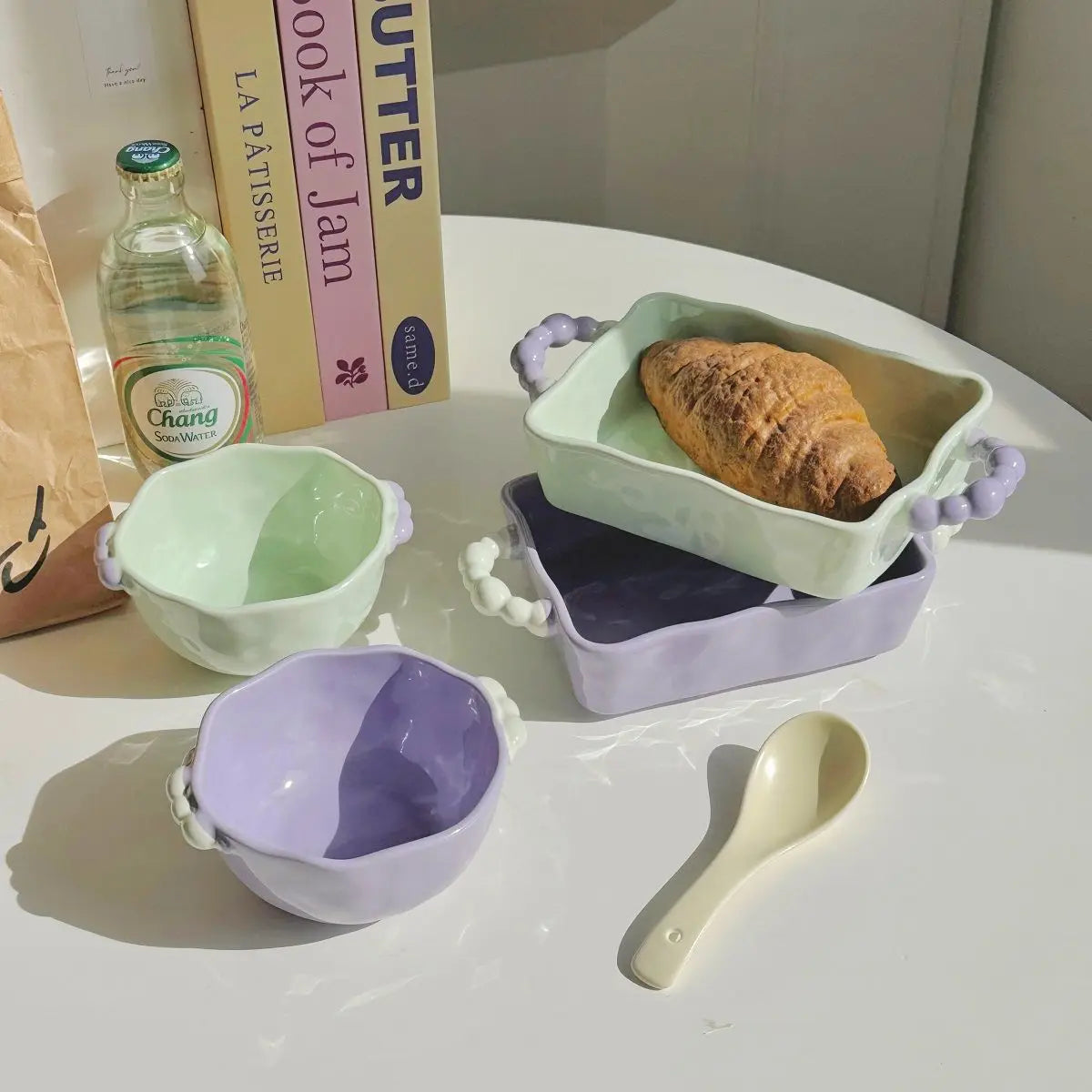 Backblech – Keramik Design – 8 Zoll Rechteck