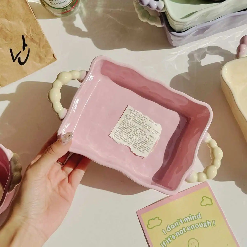 Backblech – Keramik Design – 8 Zoll Rechteck