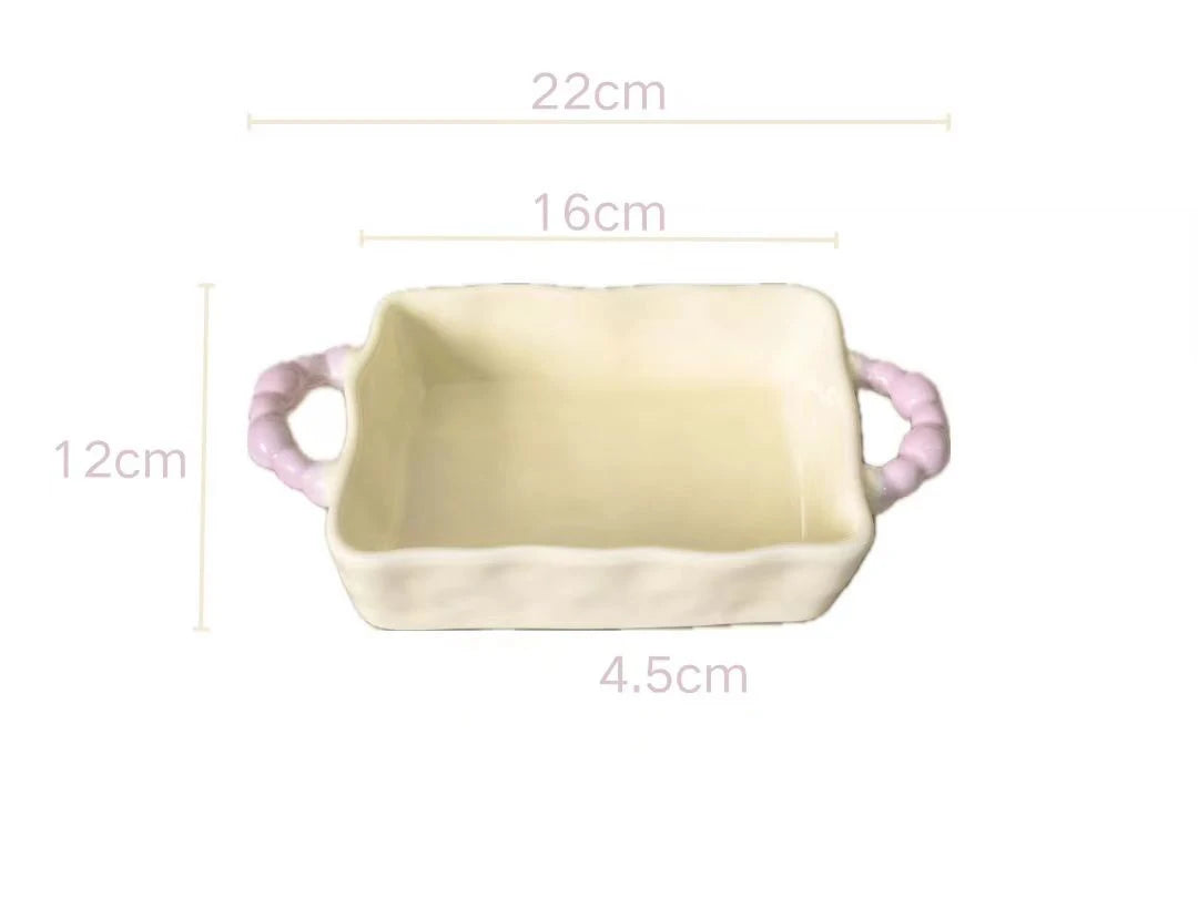 Backblech – Keramik Design – 8 Zoll Rechteck