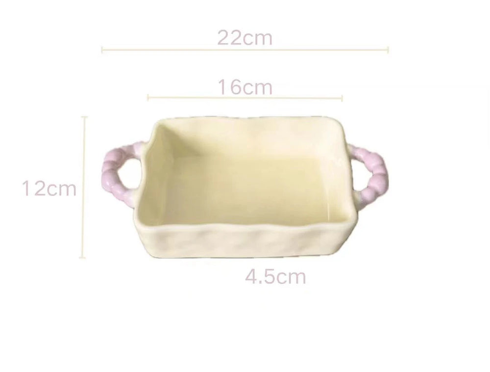 Backblech – Keramik Design – 8 Zoll Rechteck