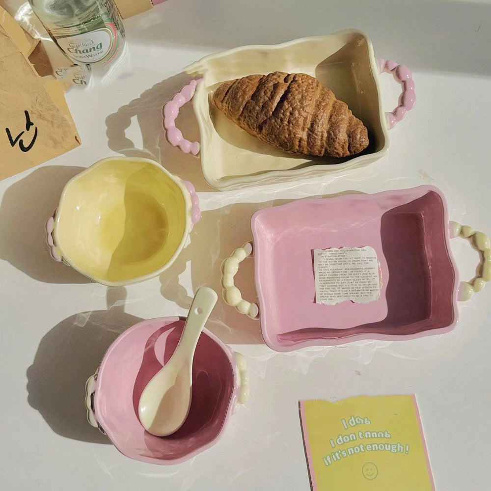 Backblech – Keramik Design – 8 Zoll Rechteck