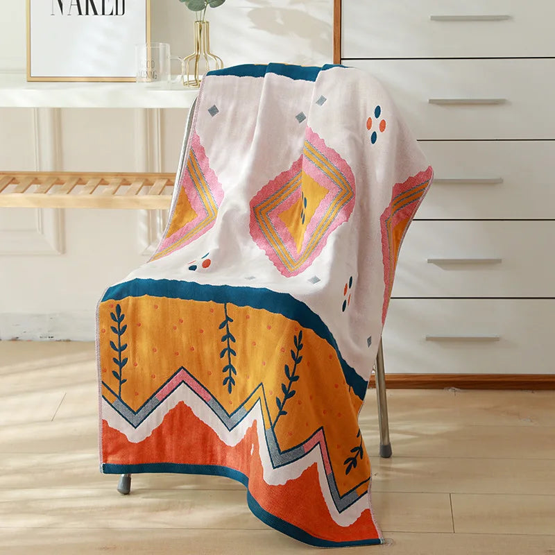 Badetuch – Baumwolle Jacquard Design – 70x140 cm