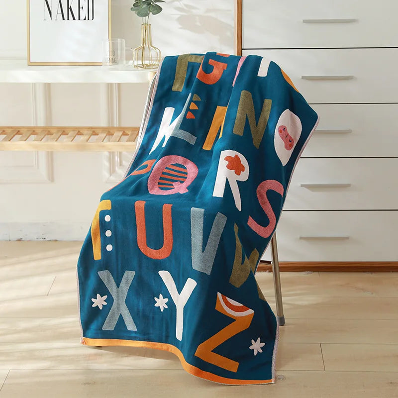 Badetuch – Baumwolle Jacquard Design – 70x140 cm