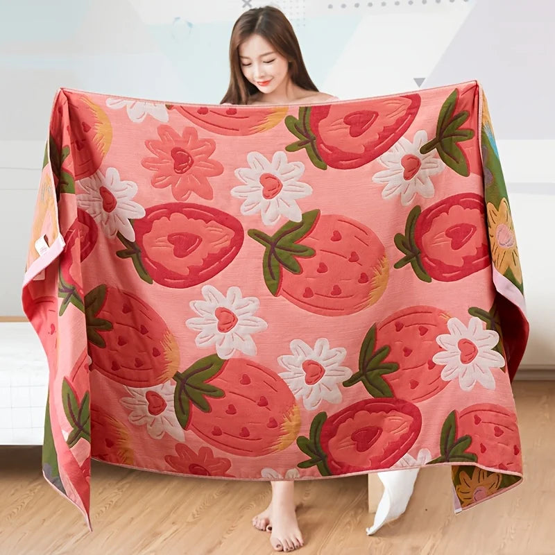 Badetuch - Modernes Baumwollstrick - 80x160cm