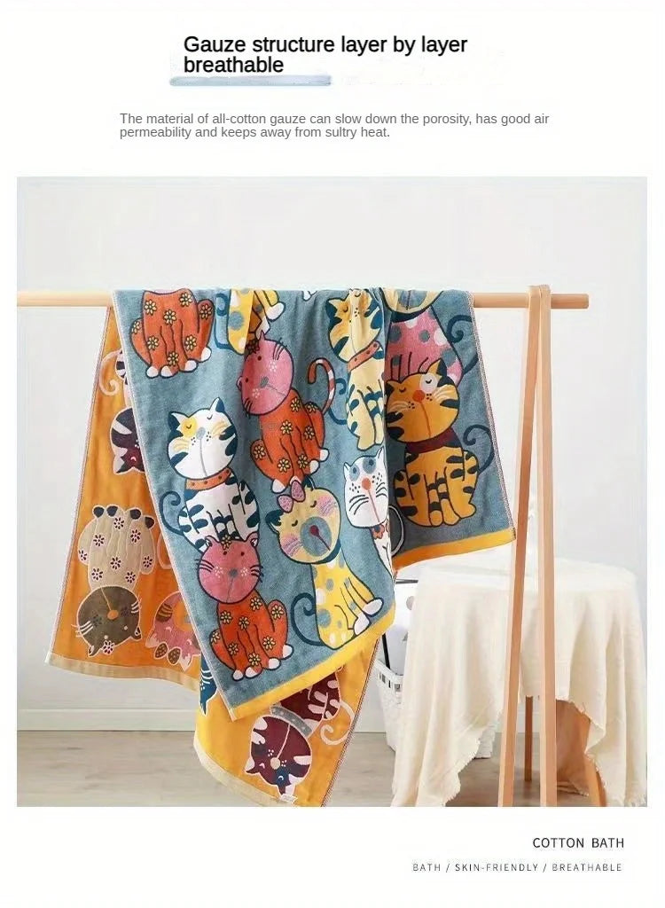 Badetuch - Modernes Baumwollstrick - 80x160cm