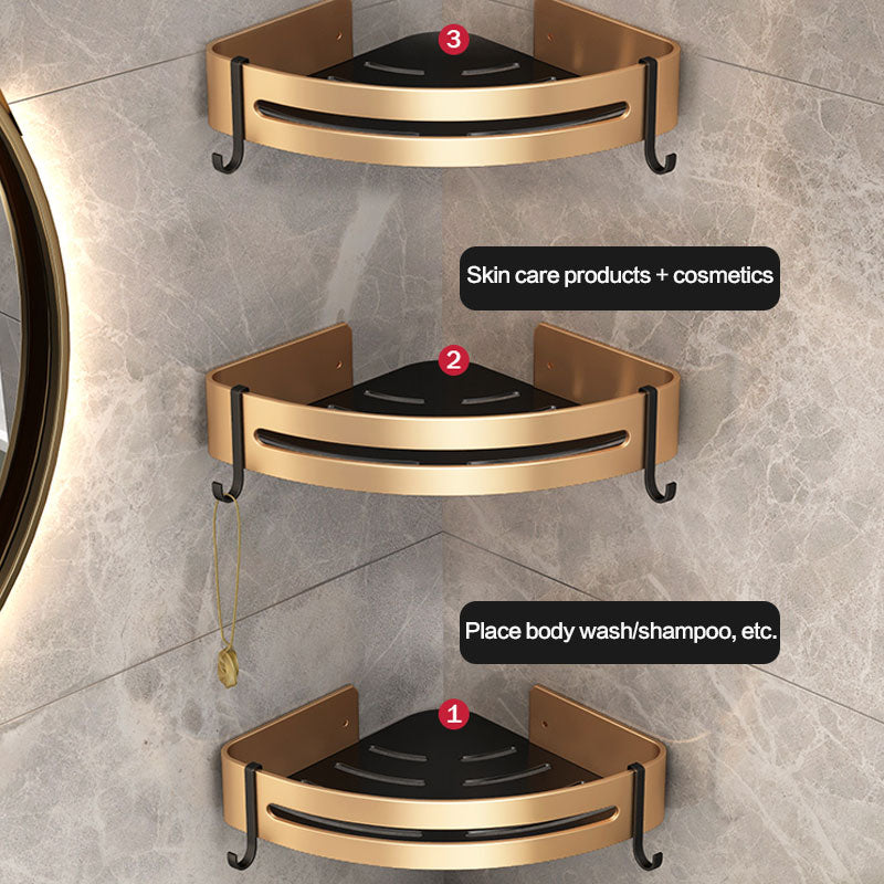 Badezimmer Regal – Aluminiumlegierung – Wandmontiert