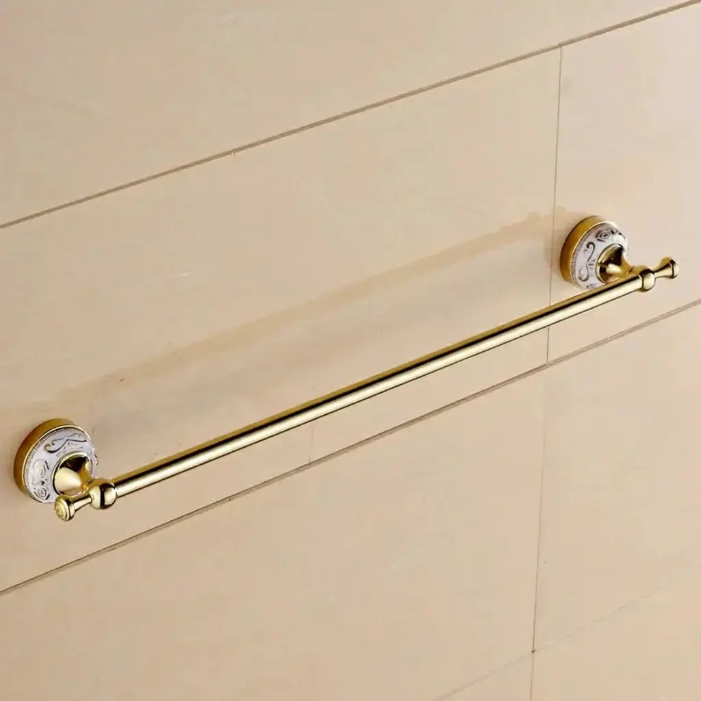 Badezimmer-Set – Gold Zinklegierung – 60cm