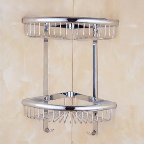 Badregale – Messing Ecke – Zweistöckig