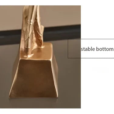 Ballettmädchen Statue – Moderne Harzdeko