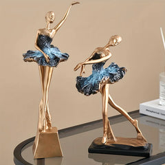 Ballettmädchen Statue – Moderne Harzdeko