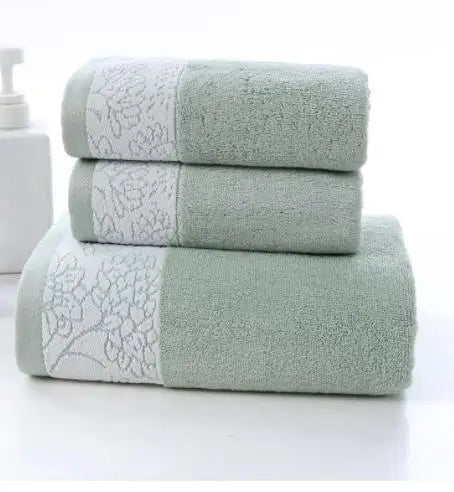 Bambus Handtuch Set – Weich Schnell-Trocken – 70x140cm, 32x72cmx2