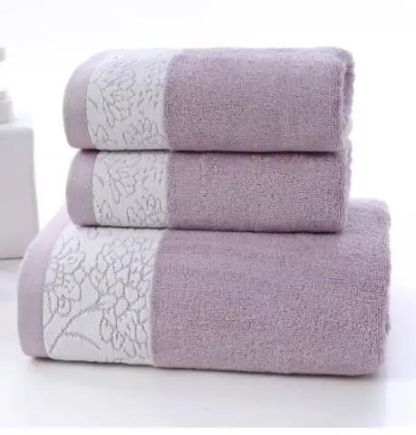 Bambus Handtuch Set – Weich Schnell-Trocken – 70x140cm, 32x72cmx2