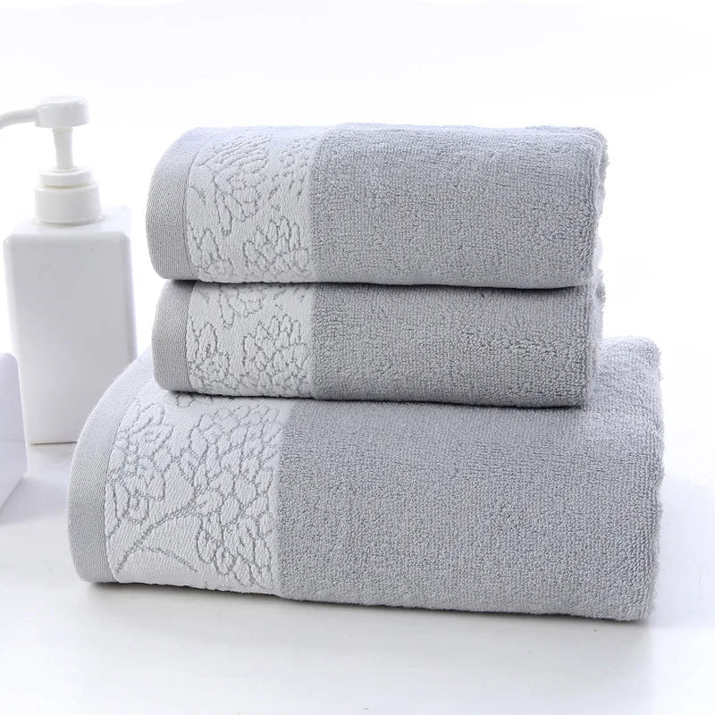 Bambus Handtuch Set – Weich Schnell-Trocken – 70x140cm, 32x72cmx2