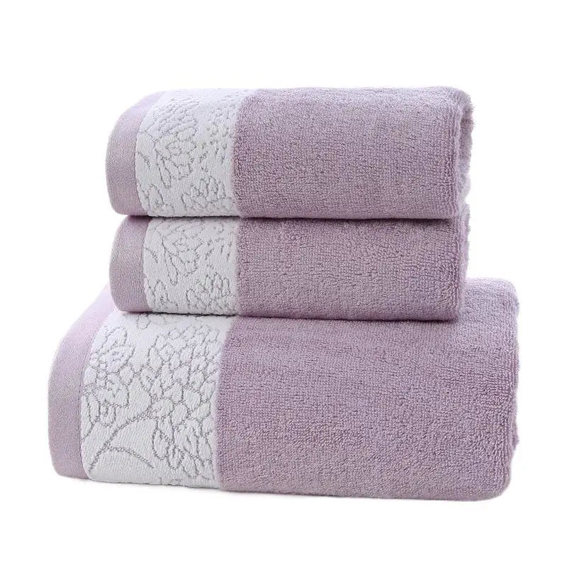 Bambus Handtuch Set – Weich Schnell-Trocken – 70x140cm, 32x72cmx2