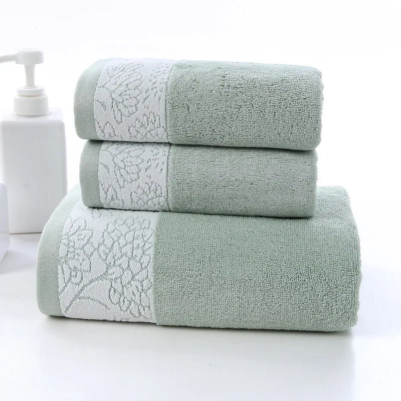 Bambus Handtuch Set – Weich Schnell-Trocken – 70x140cm, 32x72cmx2