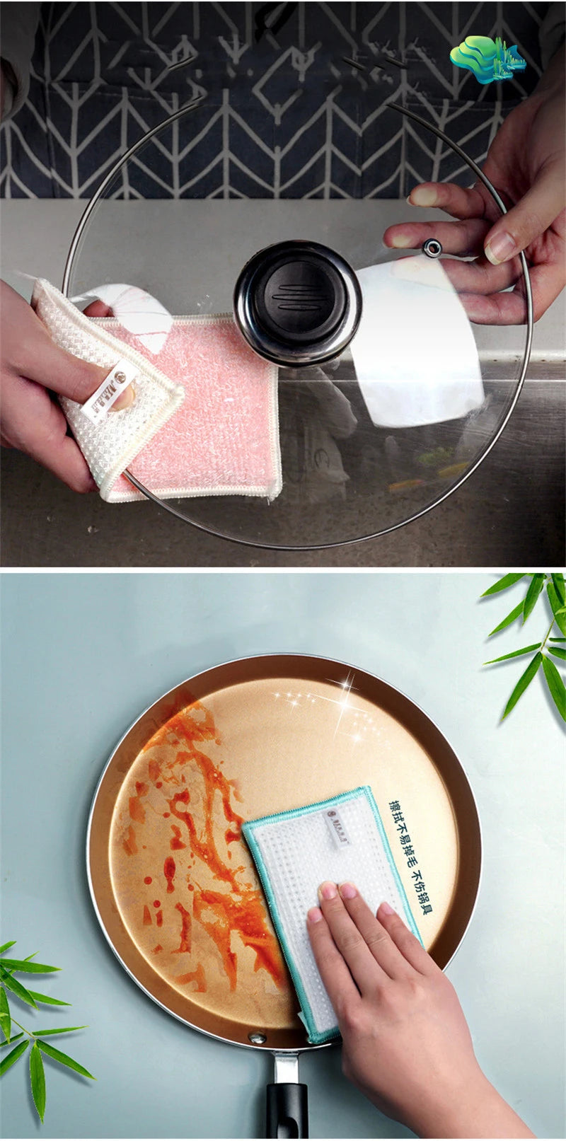 Bambus Küchen Scheuerschwämme – Umweltfreundlicher Schwamm