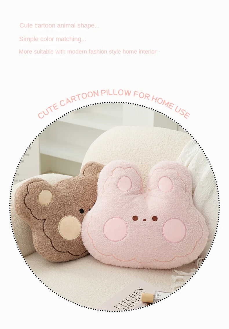 Bärenkissen – Samt & 3D – Sofakissen