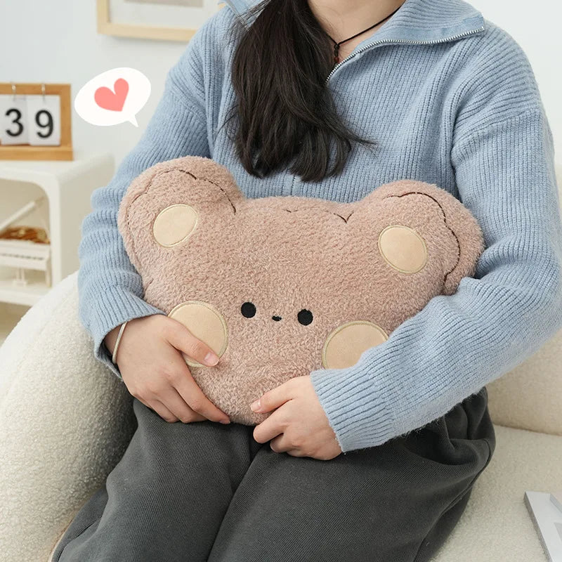 Bärenkissen – Samt & 3D – Sofakissen