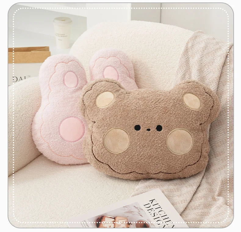 Bärenkissen – Samt & 3D – Sofakissen